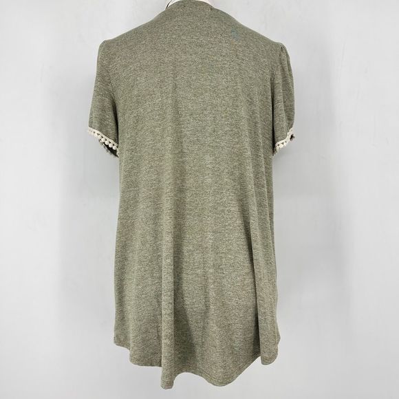 Reborn J green short sleeve boho top - Picture 6 of 12